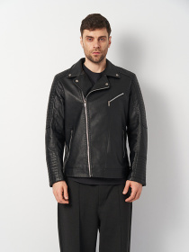 Куртка кожаная Ricco Grande модель k11713bl Фото