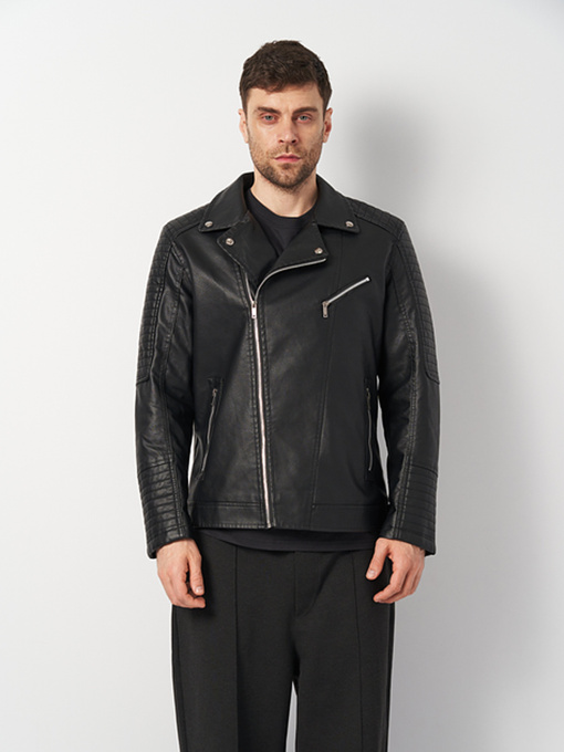 Куртка кожаная Ricco Grande модель k11713bl Фото