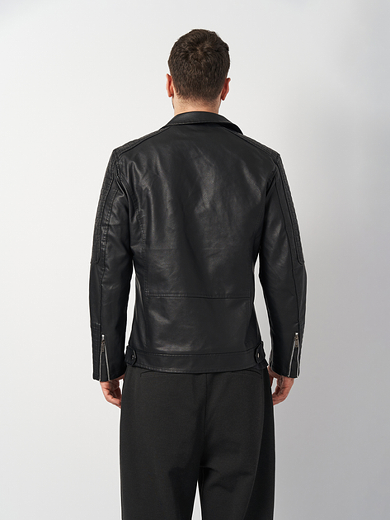 Куртка кожаная Ricco Grande модель k11713bl Фото