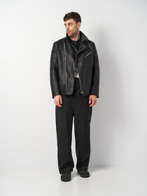 Куртка кожаная Ricco Grande модель k11713bl Фото