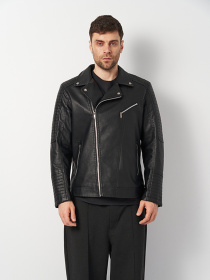 Куртка кожаная Ricco Grande модель k11713bl Фото