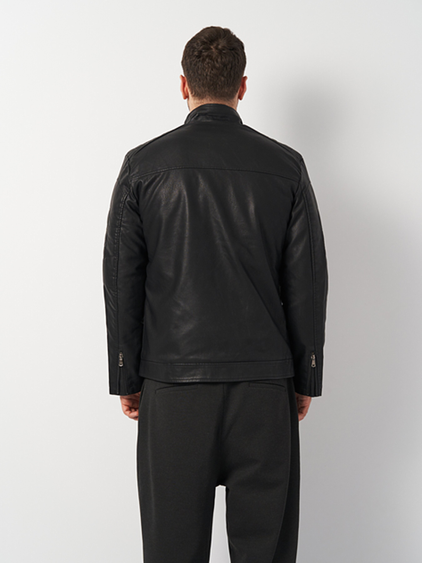 Куртка кожаная Ricco Grande модель k1793bl Фото