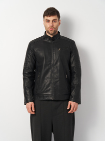 Куртка кожаная Ricco Grande модель k1793bl Фото