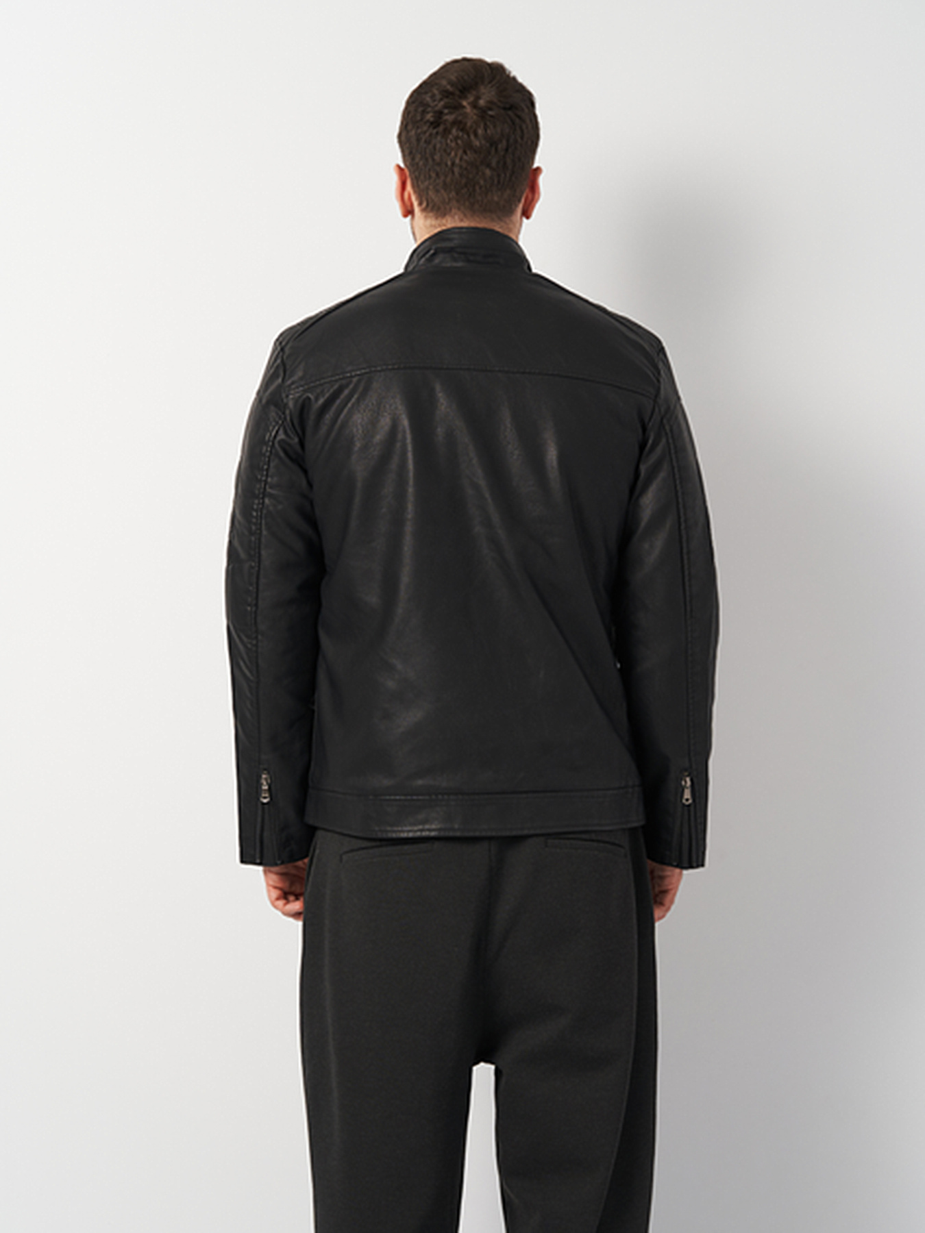 Куртка кожаная Ricco Grande модель k1793bl Фото