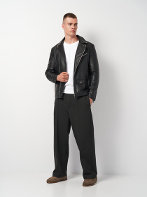 Куртка кожаная Ricco Grande модель k11711bl Фото