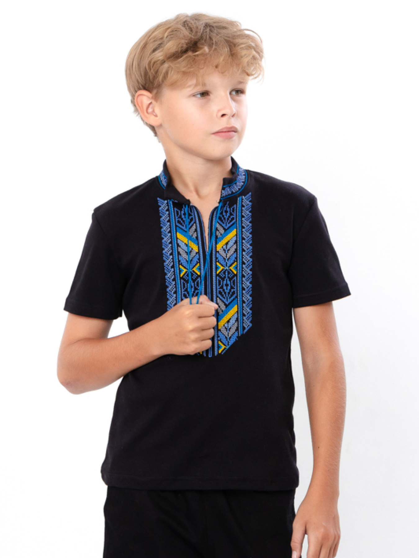 Вишита сорочка Носи своє модель 6127-015-22-1-zhovto-blakitnij Фото