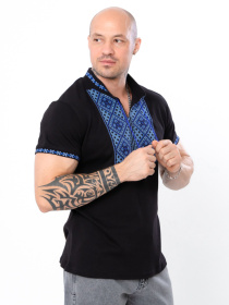 Вышитая рубашка Носи своє модель 8606-015-22-2-blakitnij Фото