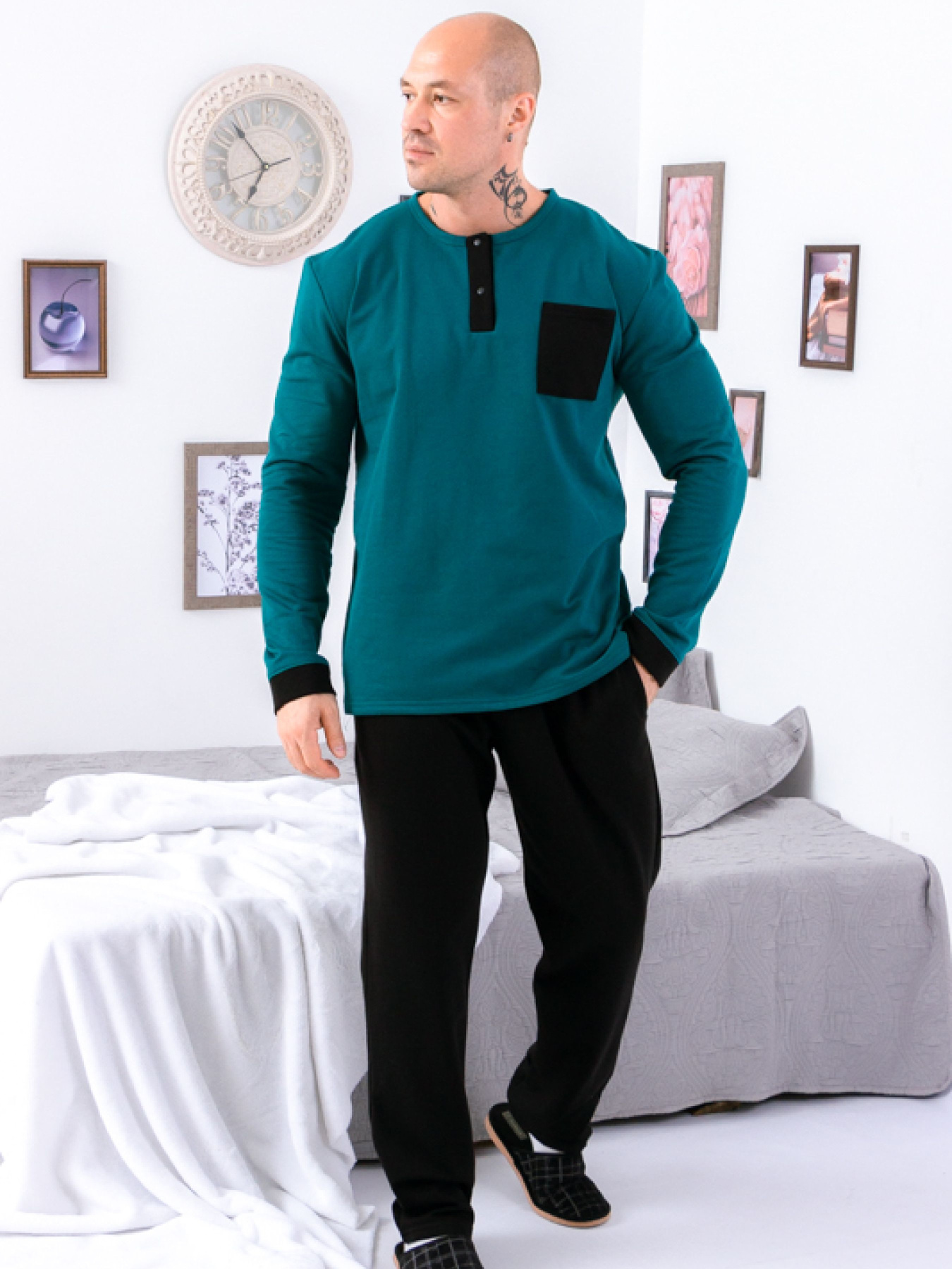 Пижама Носи своє модель 8625-023-smaragdovij Фото