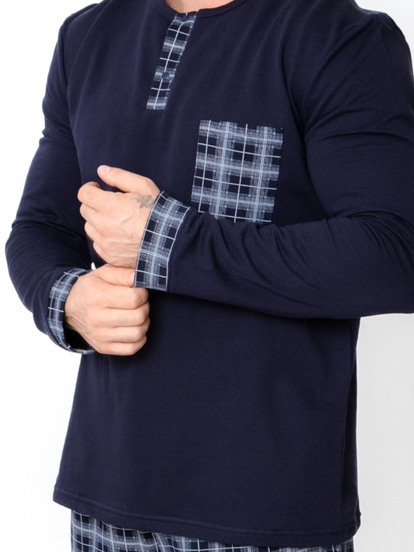 Пижама Носи своє модель 8625-024-kltinka-chornilxno-sinj Фото