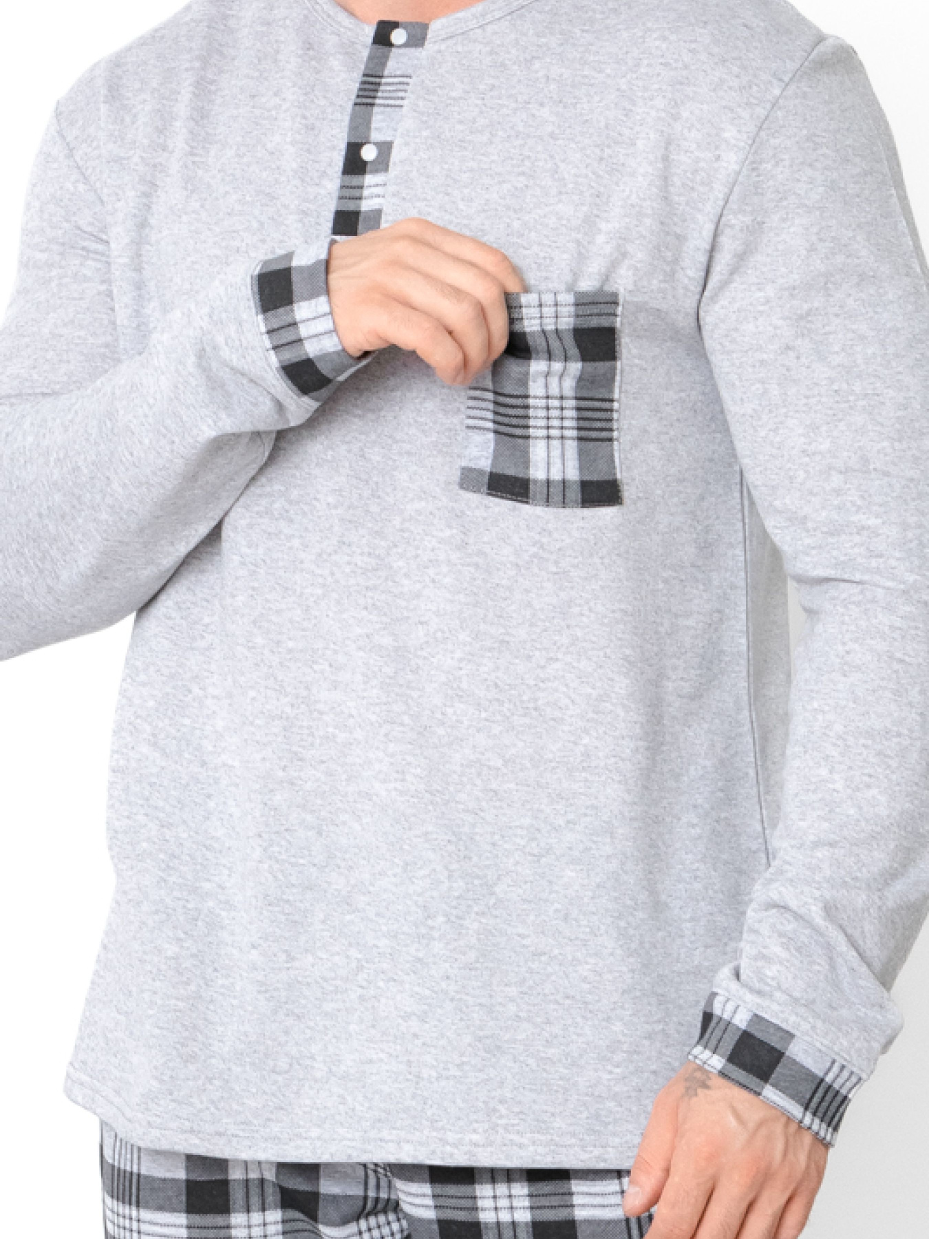 Пижама Носи своє модель 8625-024-kltinka-srij-melanzh Фото