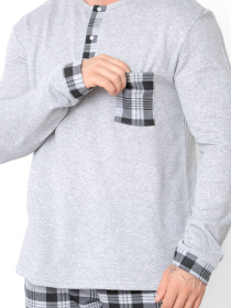 Пижама Носи своє модель 8625-024-kltinka-srij-melanzh Фото