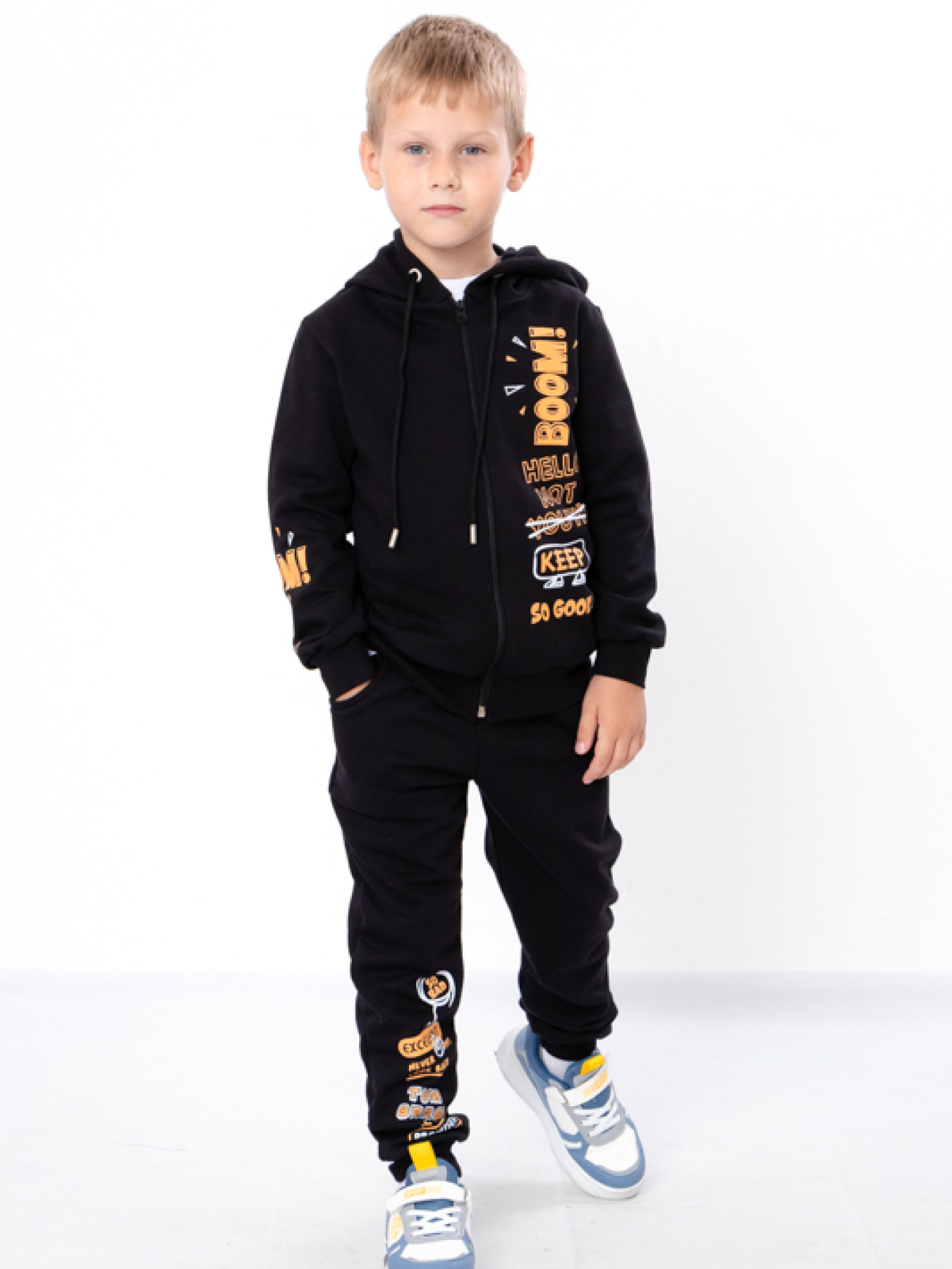 Спортивный костюм Носи своє модель 6018-023-33-6-chornij-boom Фото