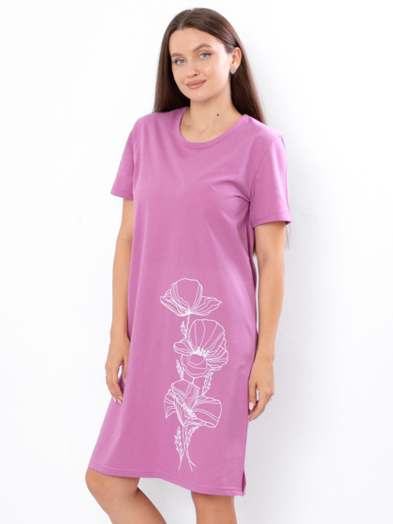 Ночная рубашка Носи своє модель 8178-001-33-1-rozheva-pudra Фото