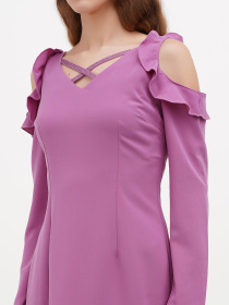 Платье мини Sassofono модель A271-SF-1315_сиреневый Фото