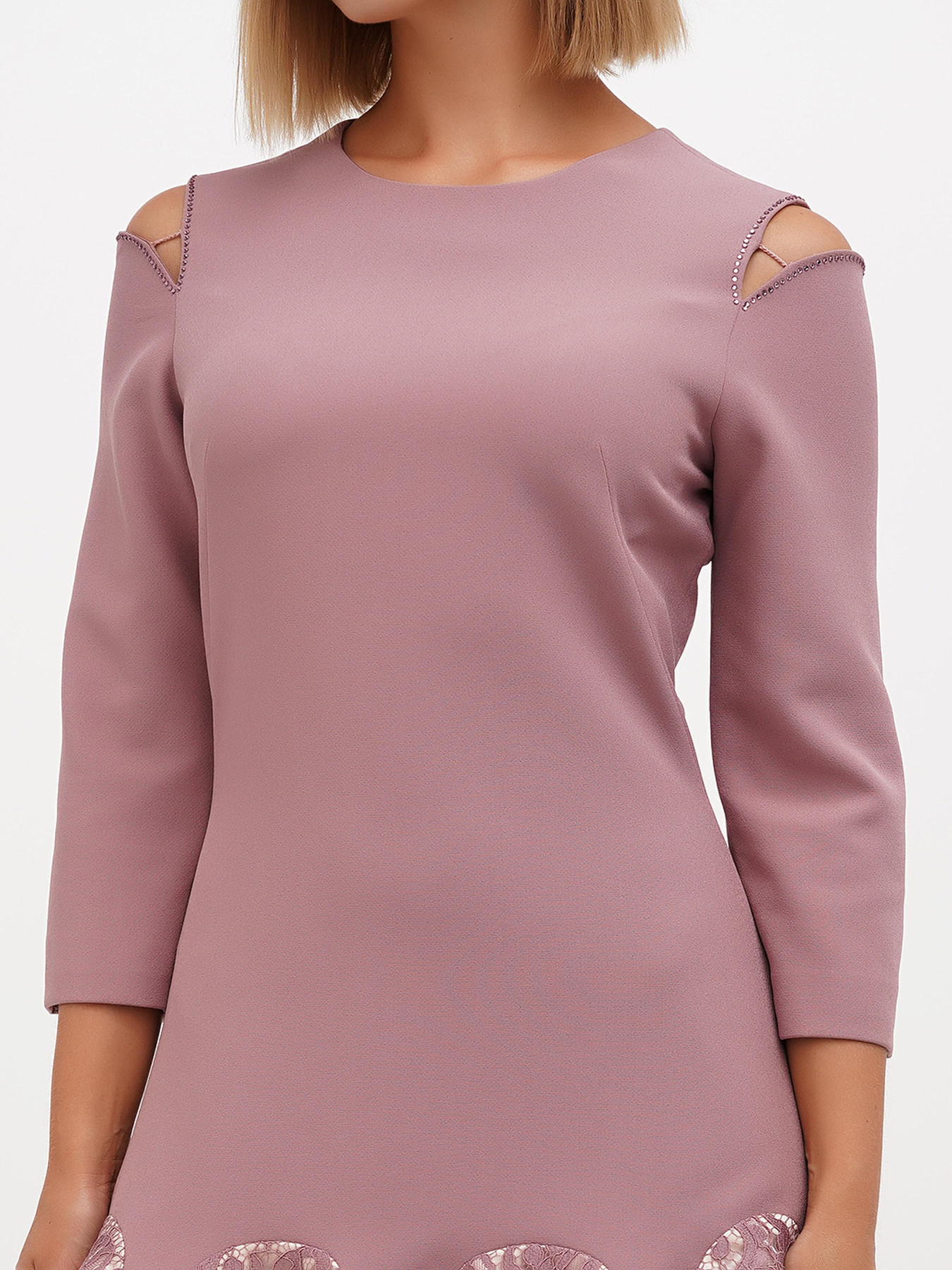 Сукня міні Sassofono модель A271-SF-1305_сиреневый Фото