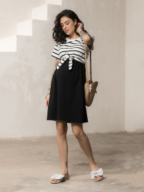 Платье миди Yula mama Becky модель BeckyDR-24.031BlackYLMMDR Фото