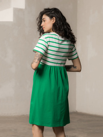 Платье мини Yula mama Becky модель BeckyDR-24.032GreenYLMMDR Фото