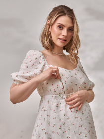 Платье мини Yula mama Amadeya модель AmadeyaDR-24.052WhiteYLMMDR Фото