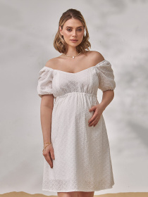 Платье мини Yula mama Amadeya модель AmadeyaDR-24.053WhiteYLMMDR Фото