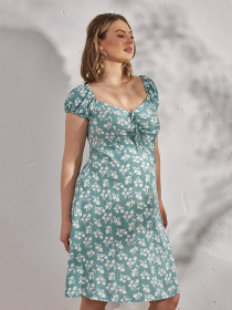 Платье мини Yula mama Caprice модель CapriceDR-24.061TarragonYLMMDR Фото