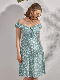 Сукня міні Yula mama Caprice модель CapriceDR-24.061TarragonYLMMDR Фото