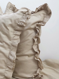 Комплект постільної білизни з рюшами лате Cozy модель 8047922 Фото