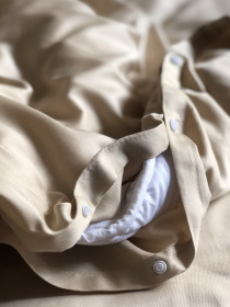 Комплект постільної білизни з рюшами лате Cozy модель 8047922 Фото