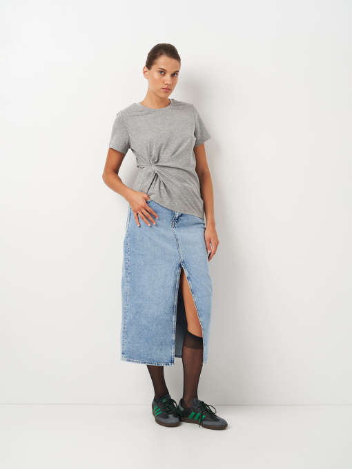 Футболка Роза модель 231107_grey Фото