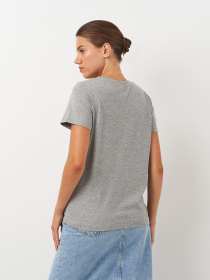 Футболка Роза модель 231107_grey Фото