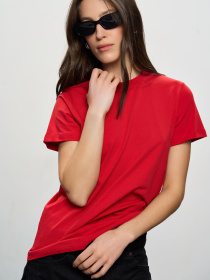 Футболка Роза модель 231103_red Фото