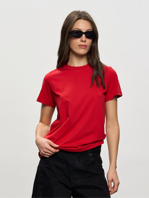 Футболка Роза модель 231103_red Фото