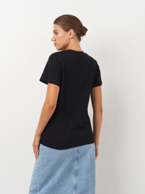 Футболка Роза модель 231103_black Фото