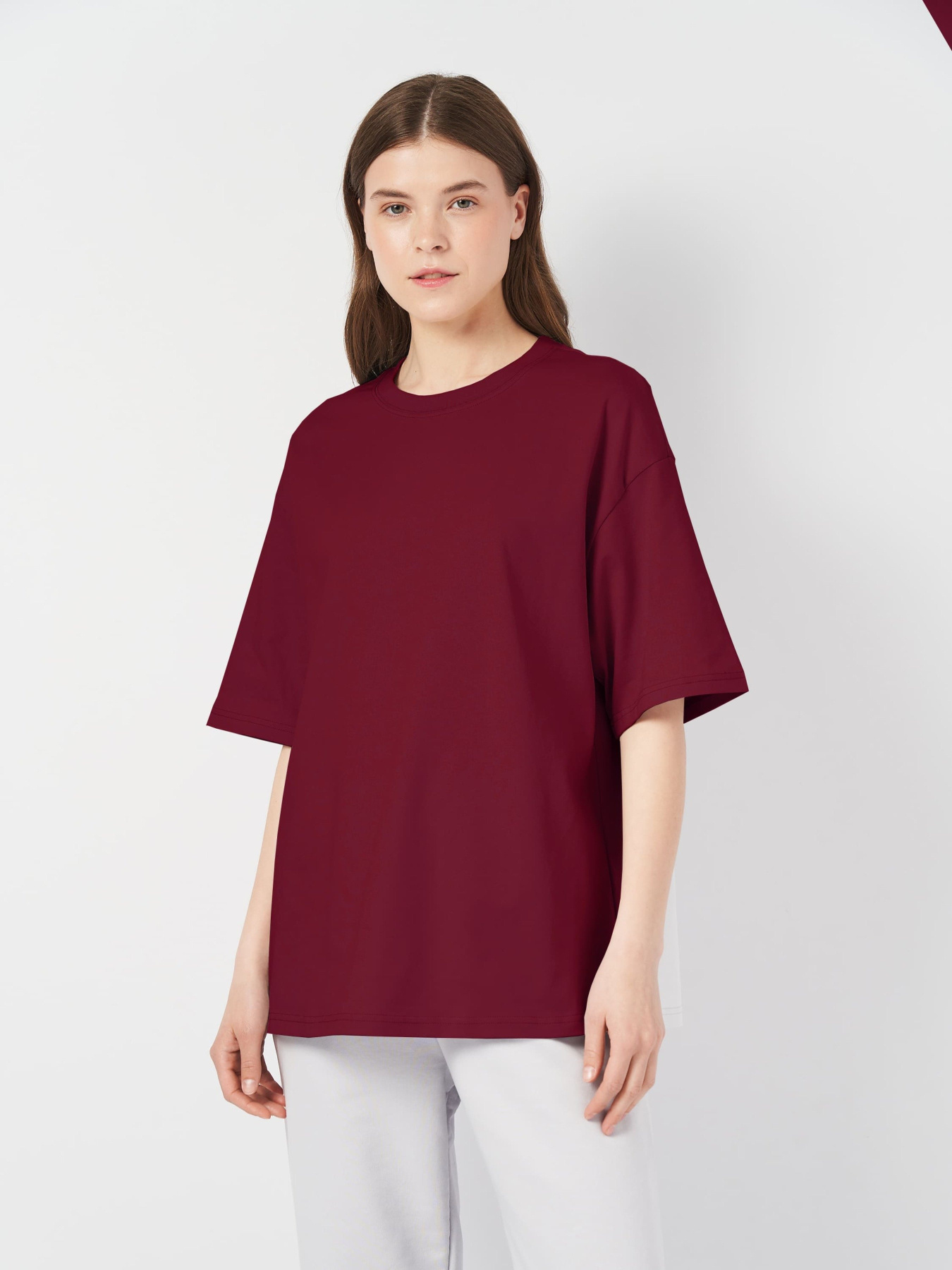 Футболка Роза модель 231105_red Фото