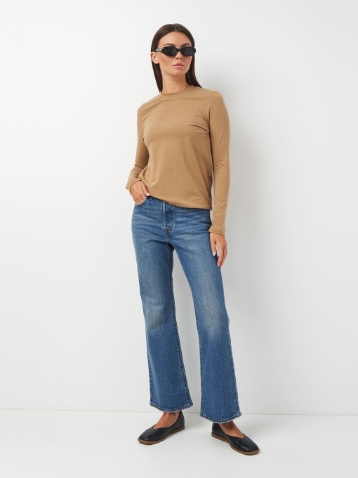 Лонгслів Роза модель 231109_beige Фото