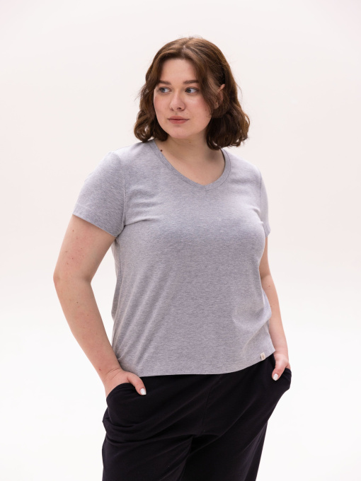 Футболка Роза модель 231116_grey Фото