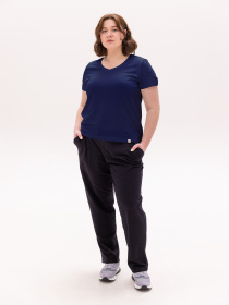 Футболка Роза модель 231116_blue Фото