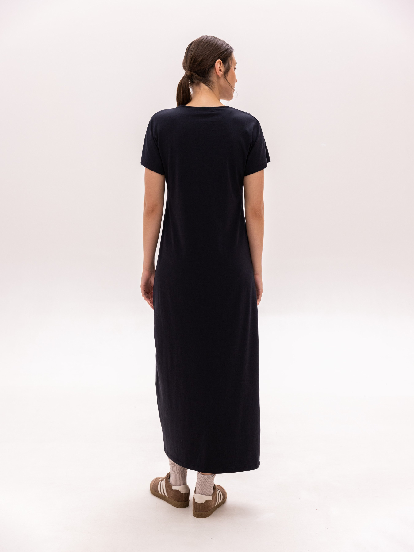 Сукня-футболка Роза модель 230715_black Сукня-футболка Роза модель 230715_black Фото