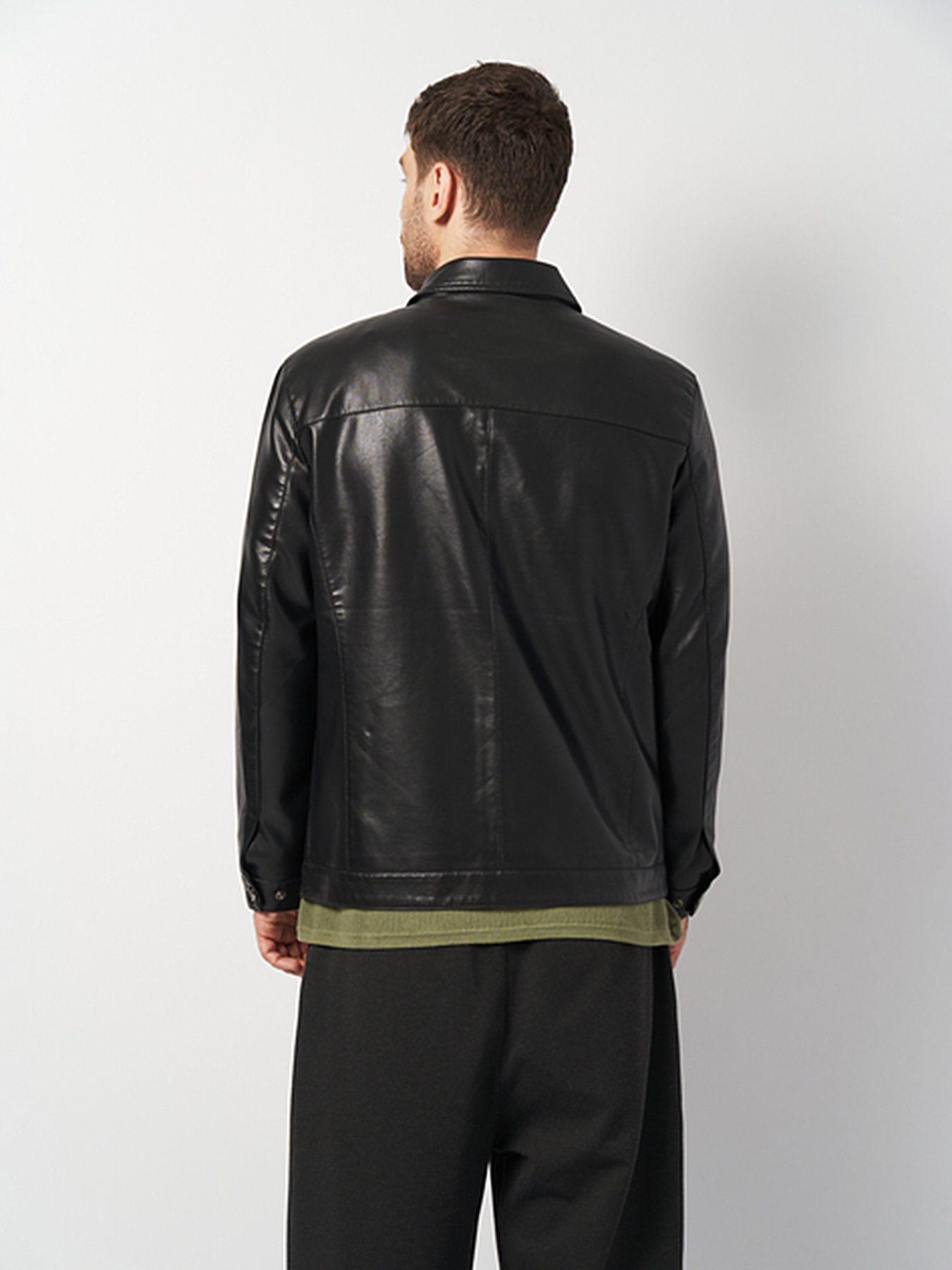 Куртка кожаная Ricco Grande модель k16179bl Фото