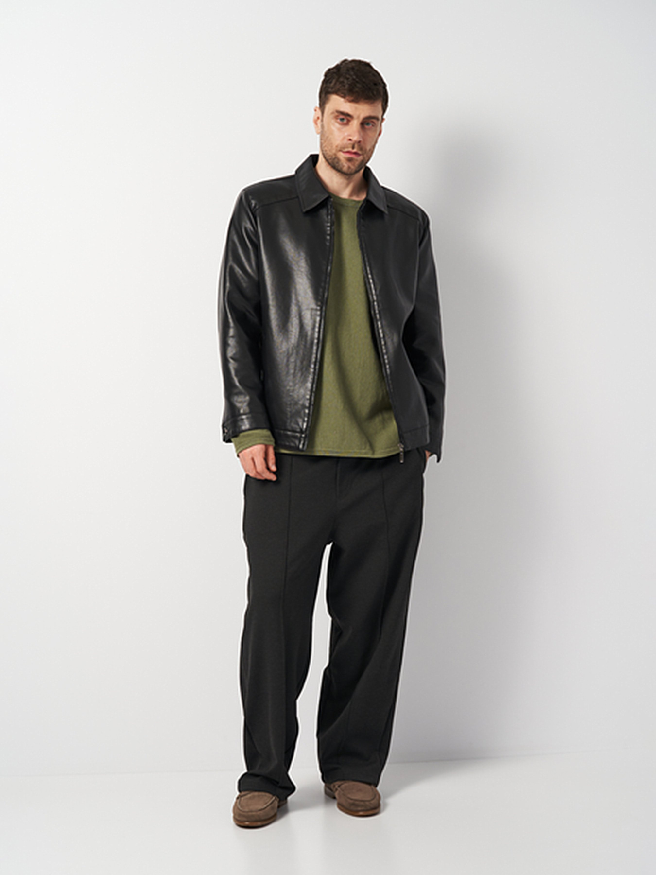 Куртка кожаная Ricco Grande модель k16179bl Фото