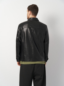 Куртка кожаная Ricco Grande модель k16179bl Фото