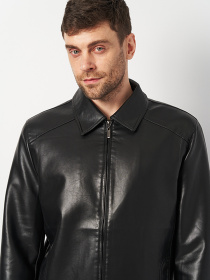 Шкіряна куртка Ricco Grande модель k16179bl Фото