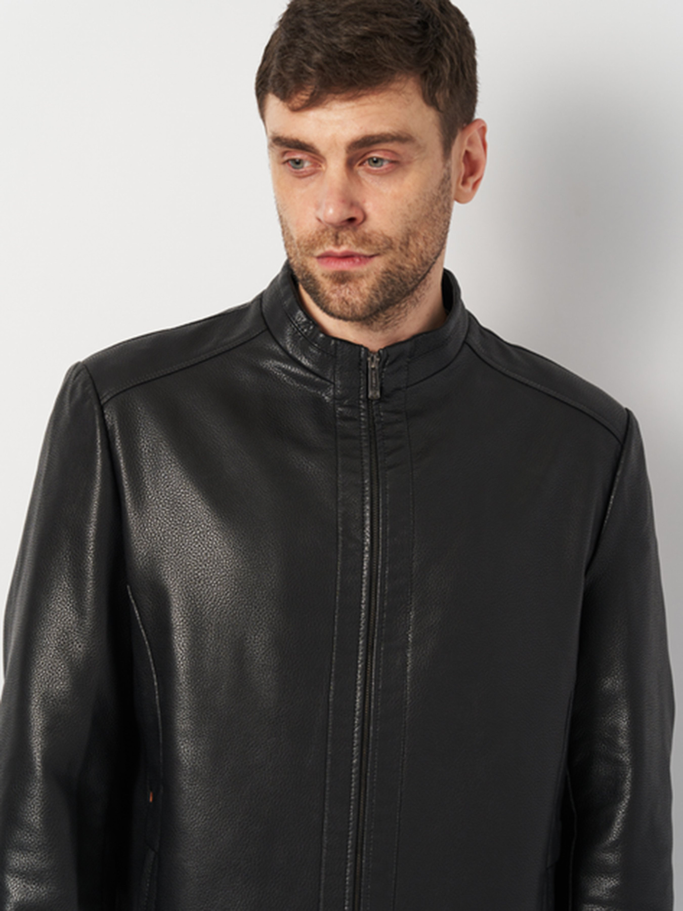 Куртка кожаная Ricco Grande модель k124181bl Фото