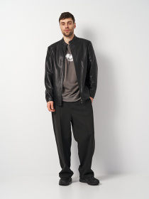 Куртка кожаная Ricco Grande модель k124181bl Фото