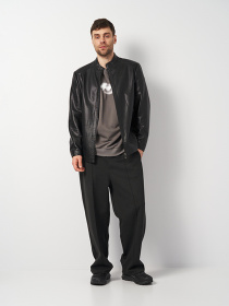 Куртка кожаная Ricco Grande модель k124181bl Фото