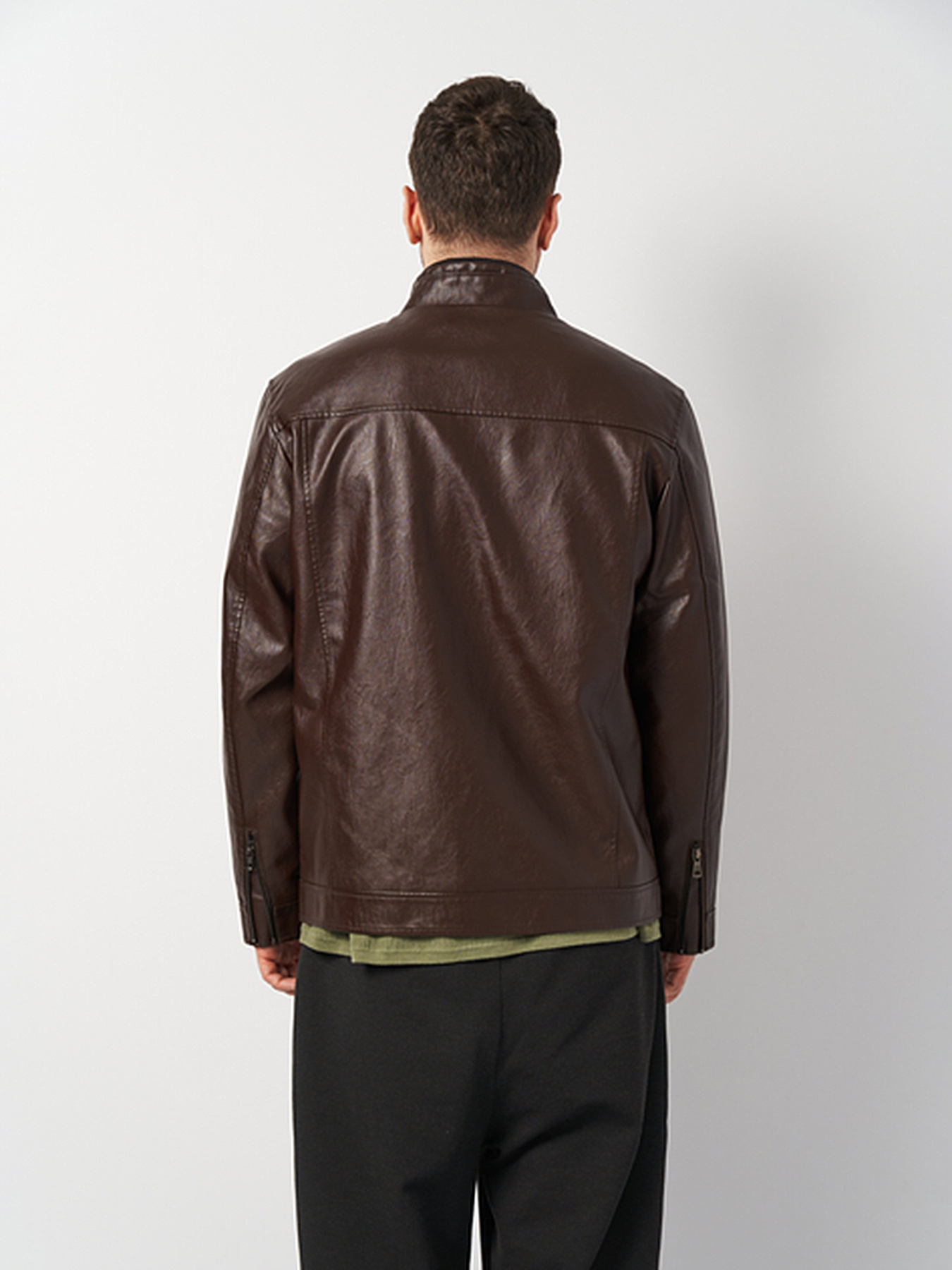 Куртка кожаная Ricco Grande модель k175333br Фото