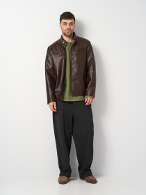 Куртка кожаная Ricco Grande модель k175333br Фото