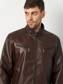 Куртка кожаная Ricco Grande модель k175333br Фото