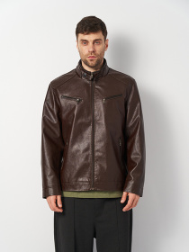 Куртка кожаная Ricco Grande модель k175333br Фото