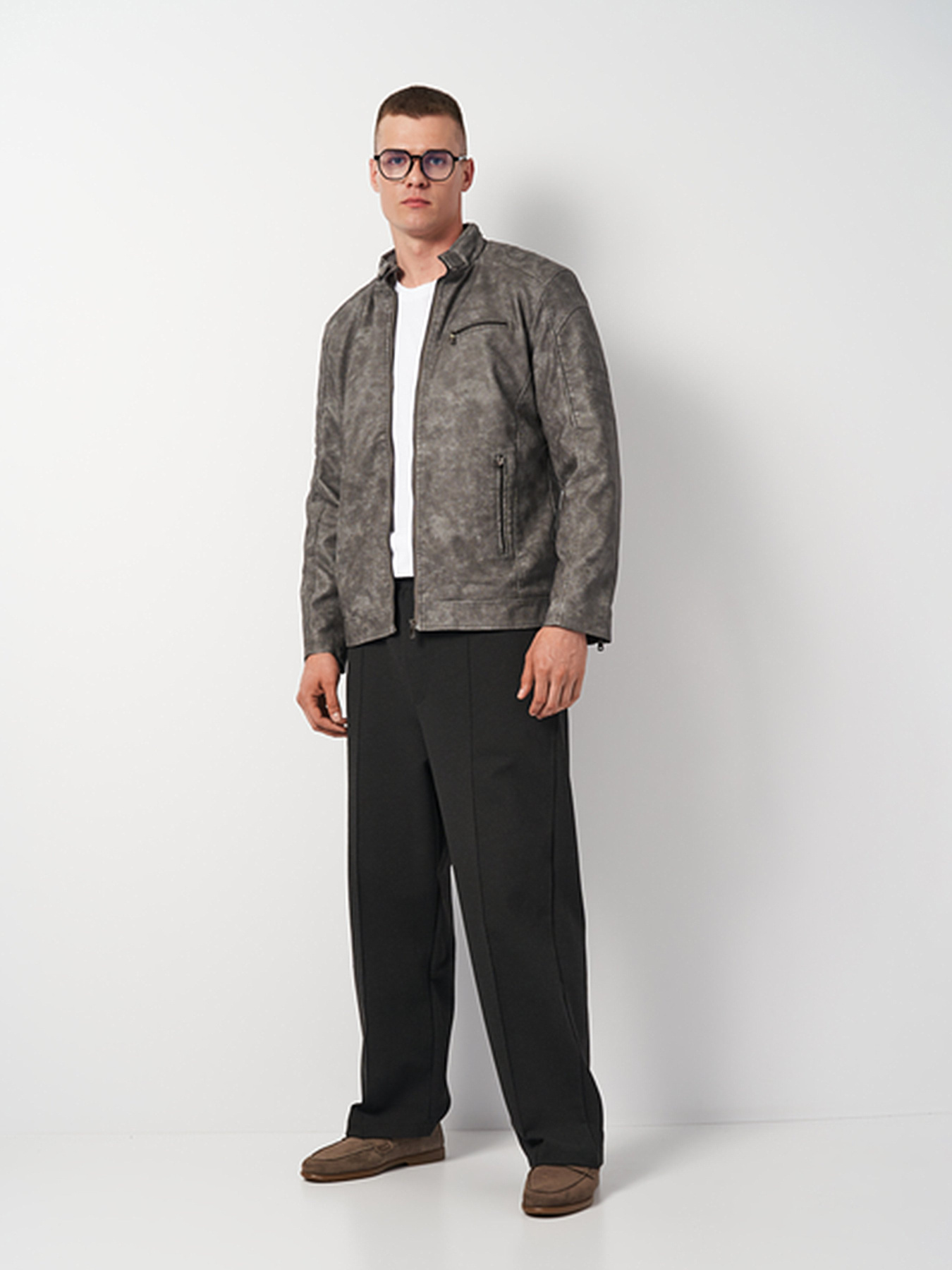 Куртка кожаная Ricco Grande модель k1793gr Фото