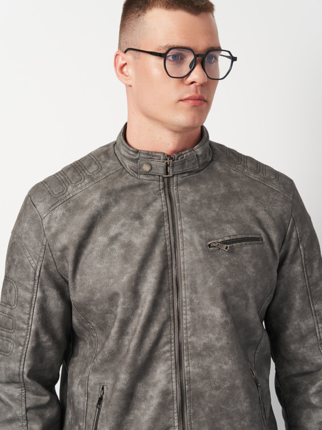 Куртка кожаная Ricco Grande модель k1793gr Фото